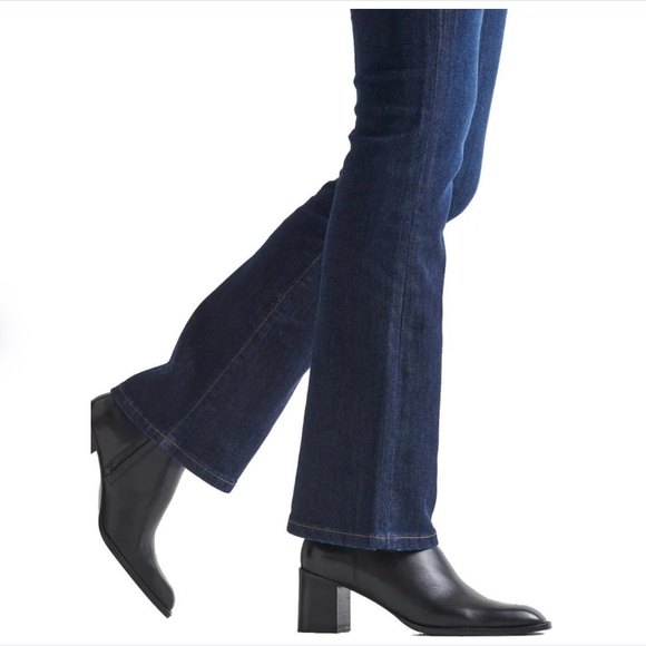 DUER Women's High Rise Boot Cut Denim Pant in Medium Stone. 27" x 32" - Picture 5 of 5